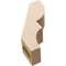 Ekena Millwork 3-inch W x 8-inch D x 12-inch H Ridgewood Rough Cedar Woodgrain TimberThane Knee Brace, Primed BRCUR03X08X12RIDRCPR - alternate 3